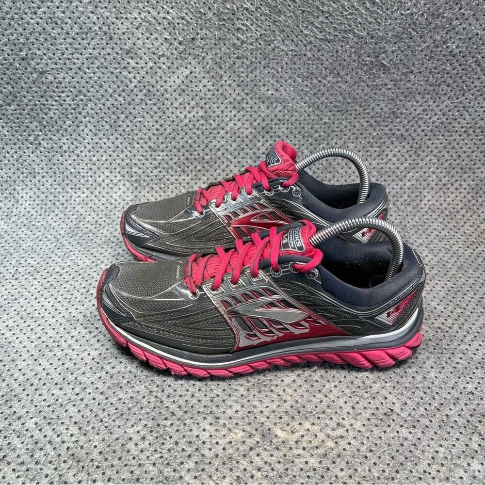 Brooks Glycerin 14 Pink Grey Running Shoes Size 8.5 Women’s